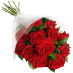 Pre Made dozen long stemmed red-roses