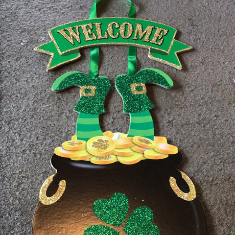 Plaque welcome St Patrick’s