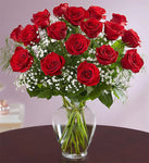 Decorated Rose Vase (1 Dozen)